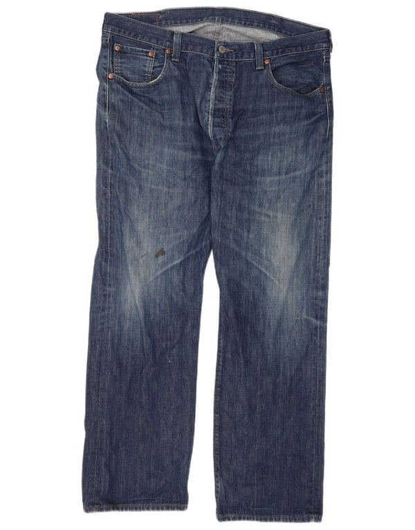 Levi's Mens Straight Jeans W40 L32 Blue Classic