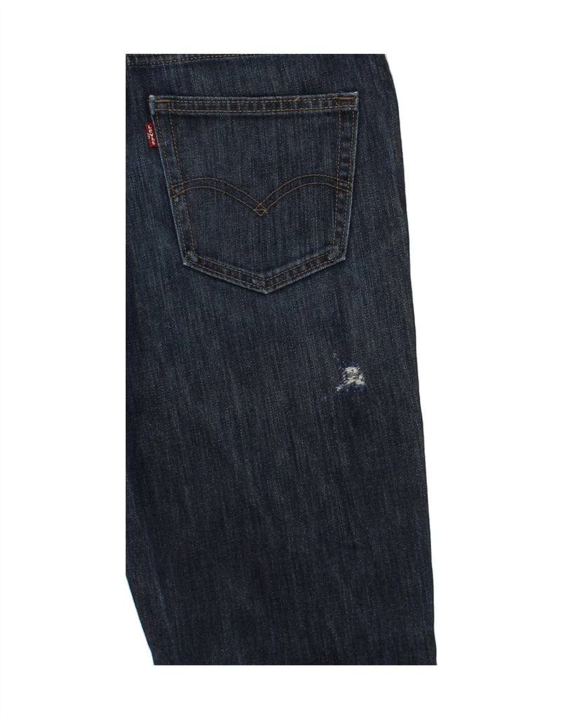 LEVI'S Mens 511 Slim Jeans W33 L34 Navy Blue Vintage Levi's and Second-Hand Levi's from Messina Hembry 