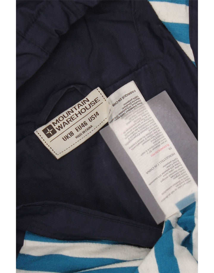 Mountain Warehouse Womens Hooded Oversized Raincoat UK 18 XL Navy Blue