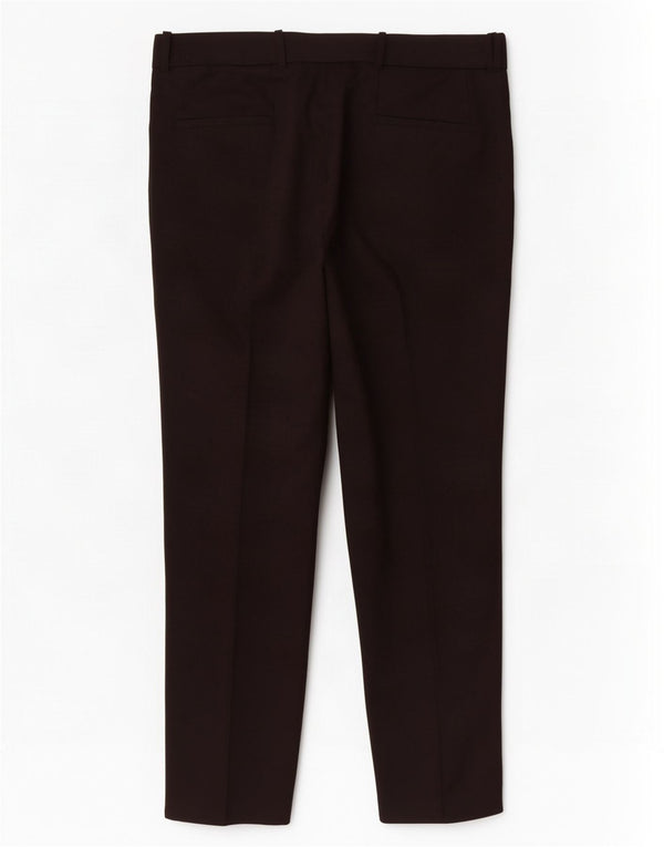 Zara Womens Straight Chino Trousers Large W30 L28 Black Cotton