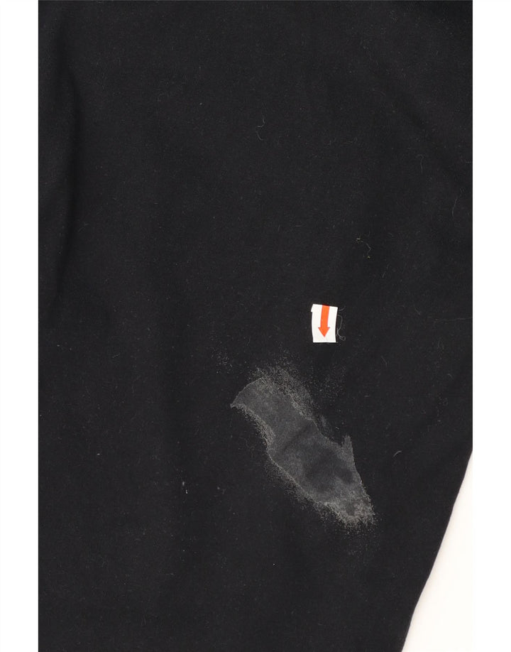 Nike Mens Graphic T-Shirt Top Medium Black Cotton