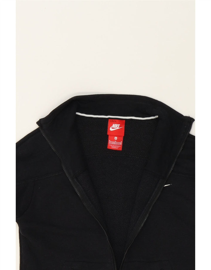 NIKE Boys Tracksuit Top Jacket 10-11 Years Medium Black Cotton Vintage Nike and Second-Hand Nike from Messina Hembry 