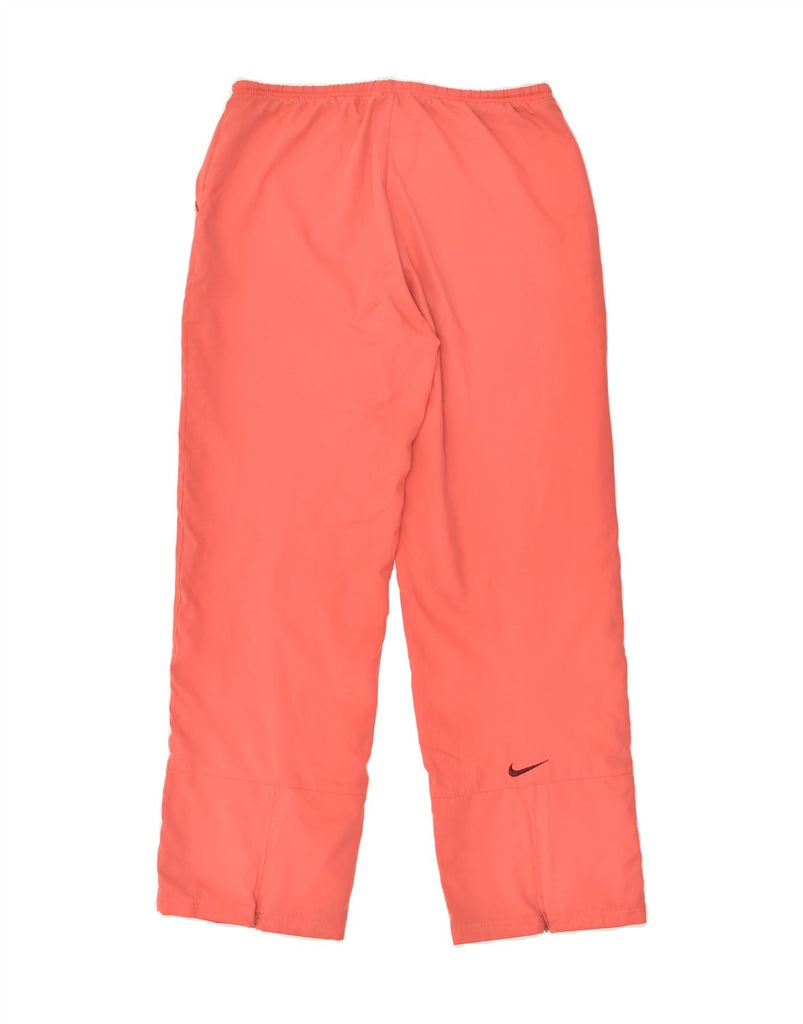 NIKE Womens Tracksuit Trousers UK 18 XL Orange Polyester | Vintage Nike | Thrift | Second-Hand Nike | Used Clothing | Messina Hembry 