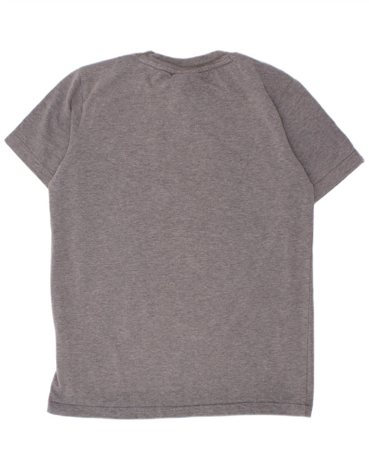 Nike Boys Dri Fit T-Shirt Top 8-9 Years Small Grey Cotton