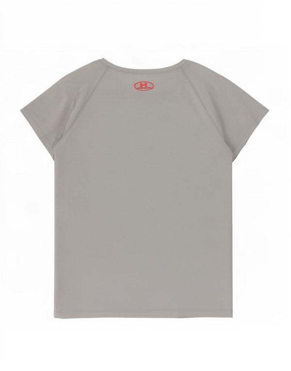 Under Armour Girls Heat Gear Graphic T-Shirt Top 11-12 Years Large Blue