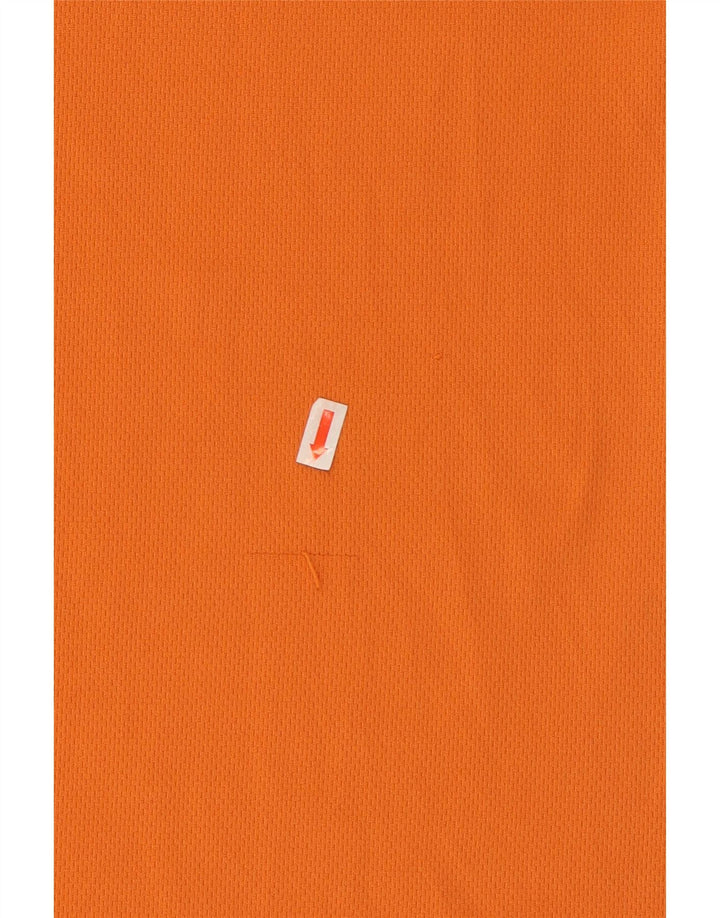 FILA Womens T-Shirt Top UK 16 Large Orange Polyester