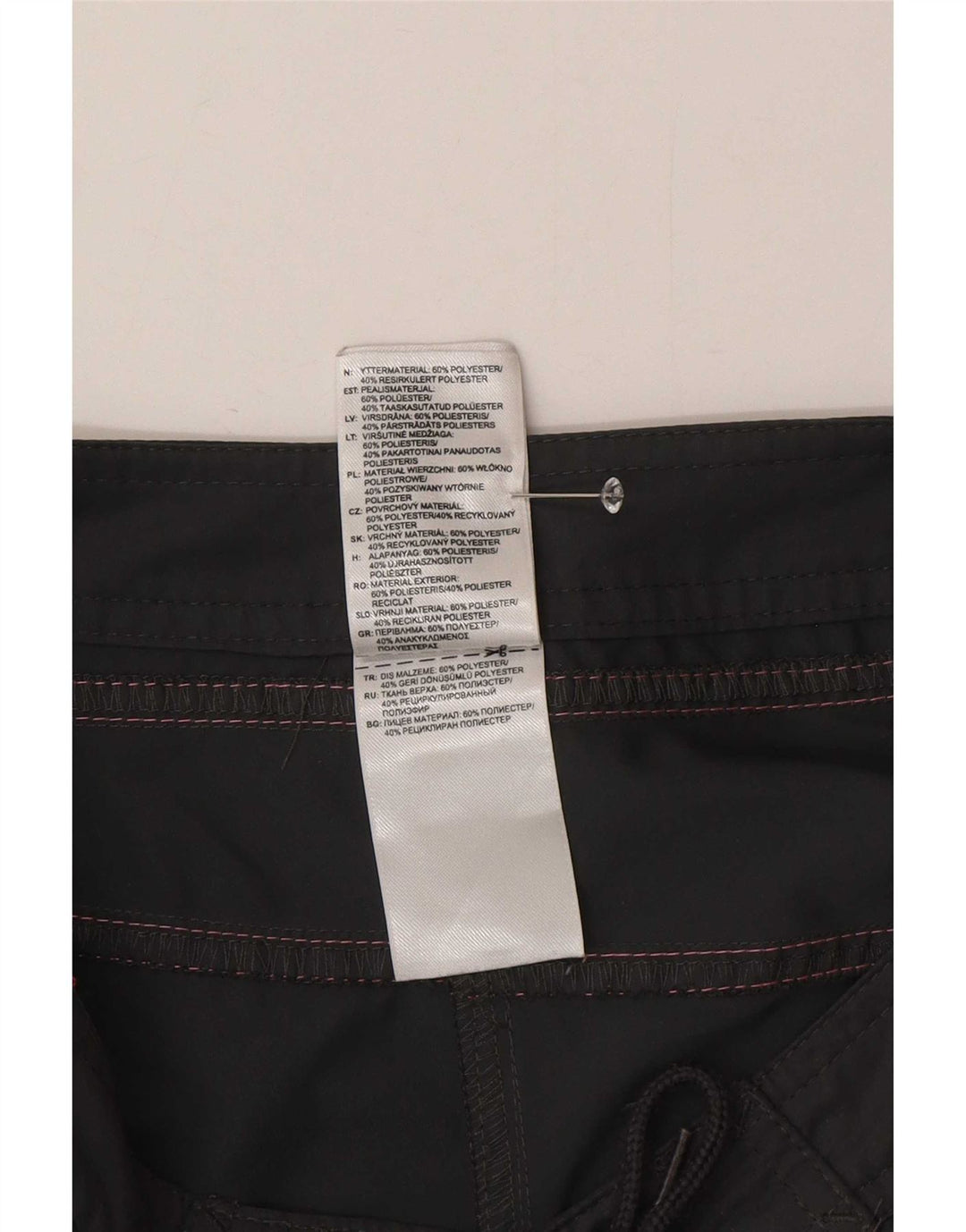 Adidas Womens Swimming Shorts UK 8 Small Black Polyester