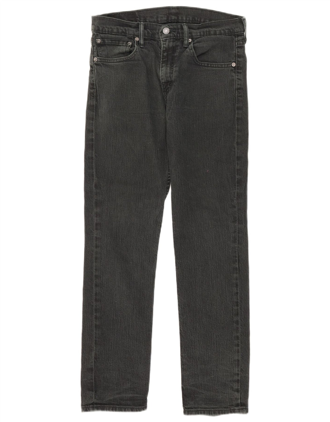 Levi's Womens Straight Jeans W32 L30 Black Cotton