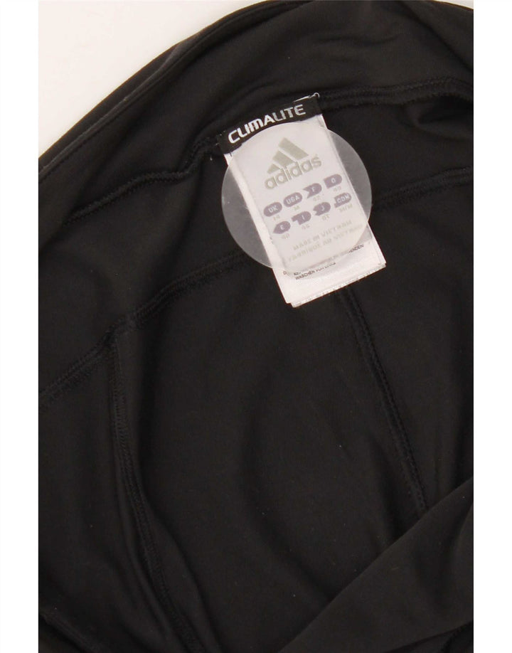 Adidas Womens Climalite Tracksuit Trousers Joggers UK 14 Medium Black