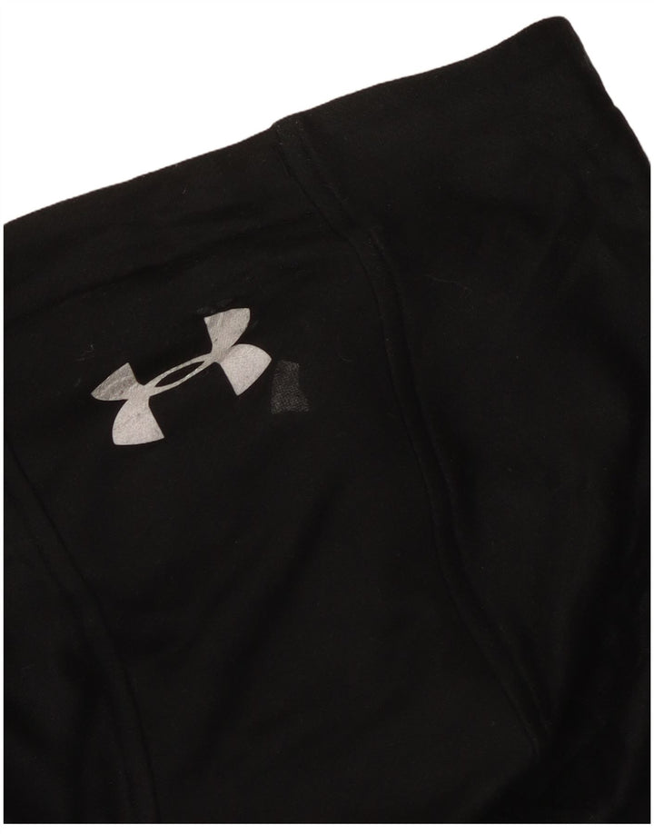 Under Armour Mens Zip Hoodie Sweater XL Black Polyester