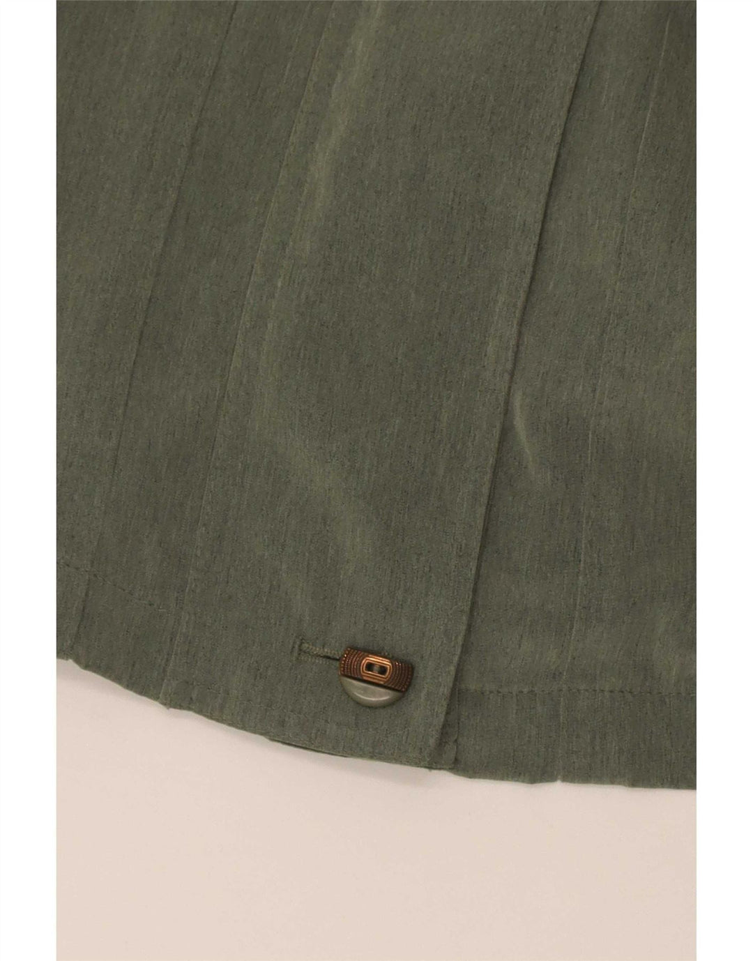 Vintage Womens Overcoat UK 14 Large  Green Polyester