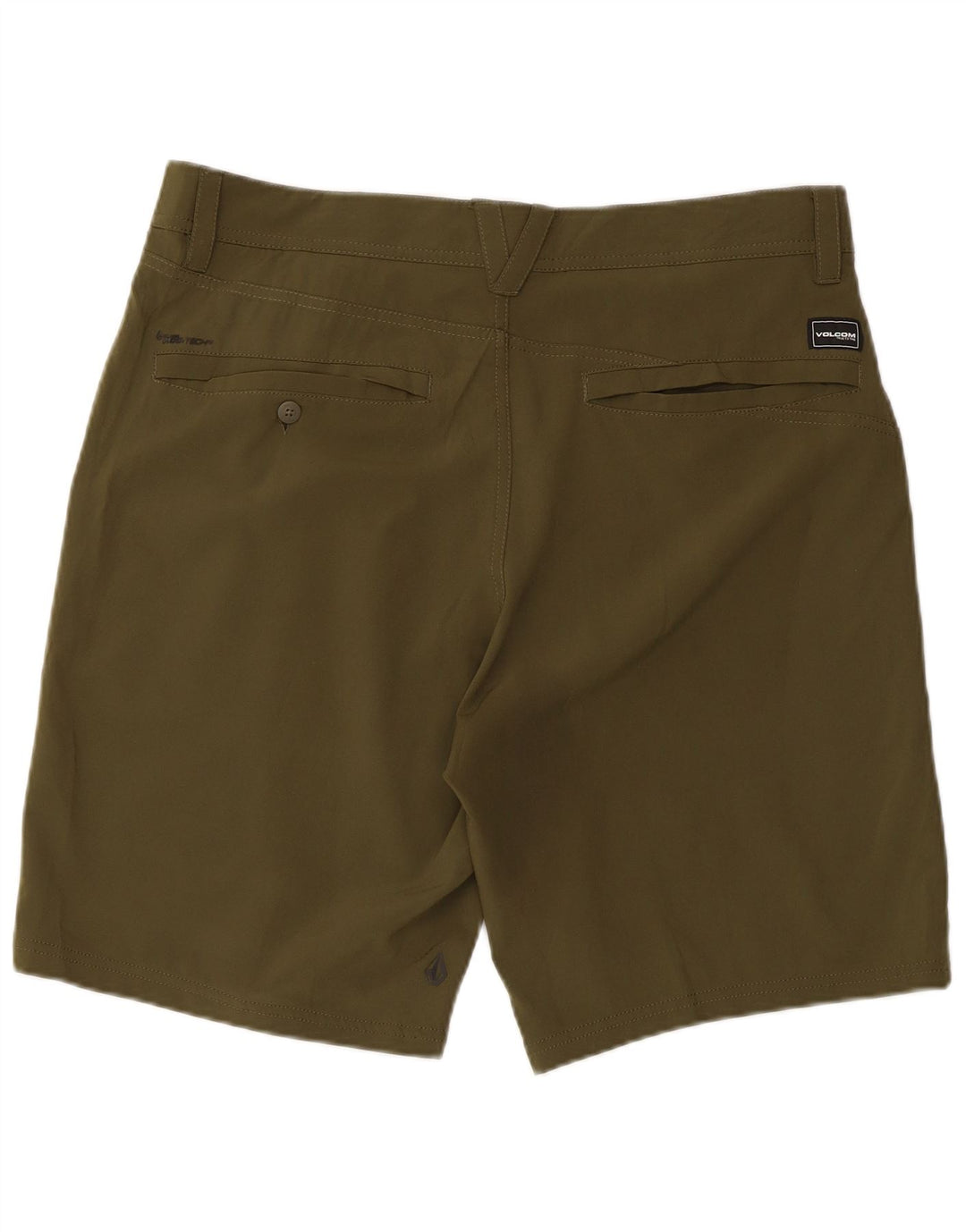 Volcom Mens Chino Shorts Large Khaki Polyester