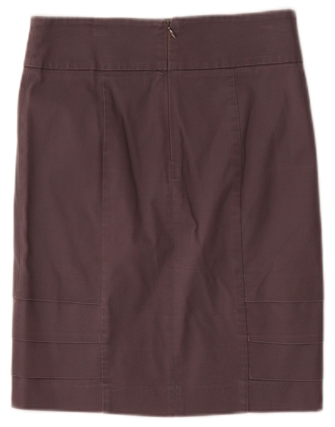 Zara Womens Pencil Skirt XS W26 Grey Cotton