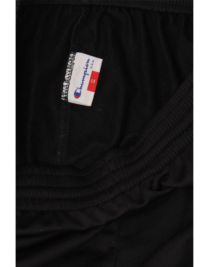 Champion Mens Graphic Sport Shorts Small  Black Colourblock Polyester