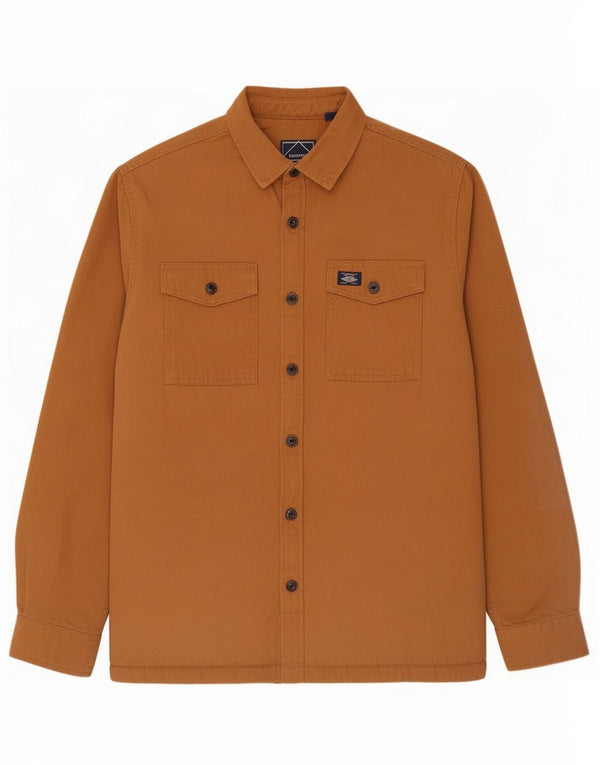 Superdry Mens Bomber Jacket UK 38 Medium Brown Cotton