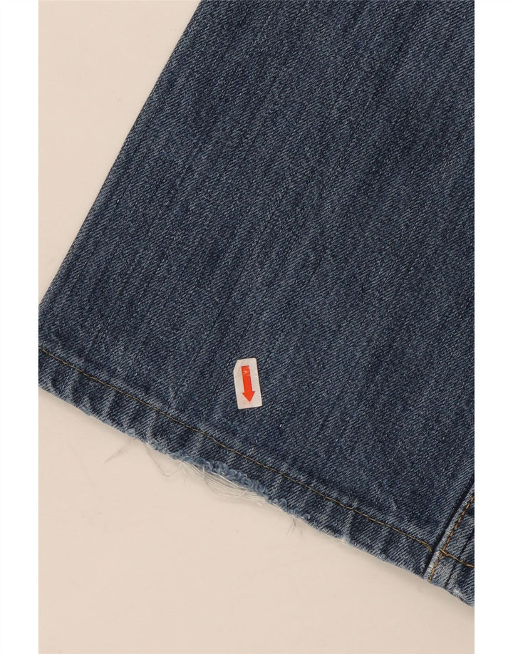 Lee Womens Knox Straight Jeans W36 L27 Blue Cotton