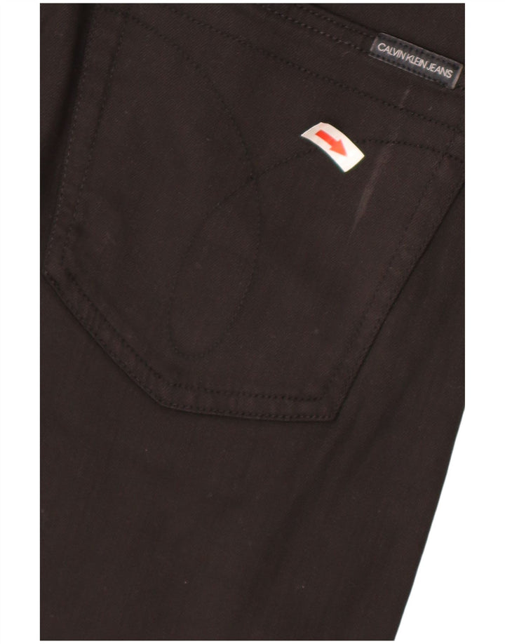 Calvin Klein Mens Slim Jeans W33 L32 Black Modal