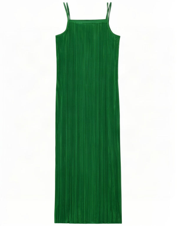 Urban Outfitters Womens Sleeveless Maxi Dress UK 4 XS Green Polyester