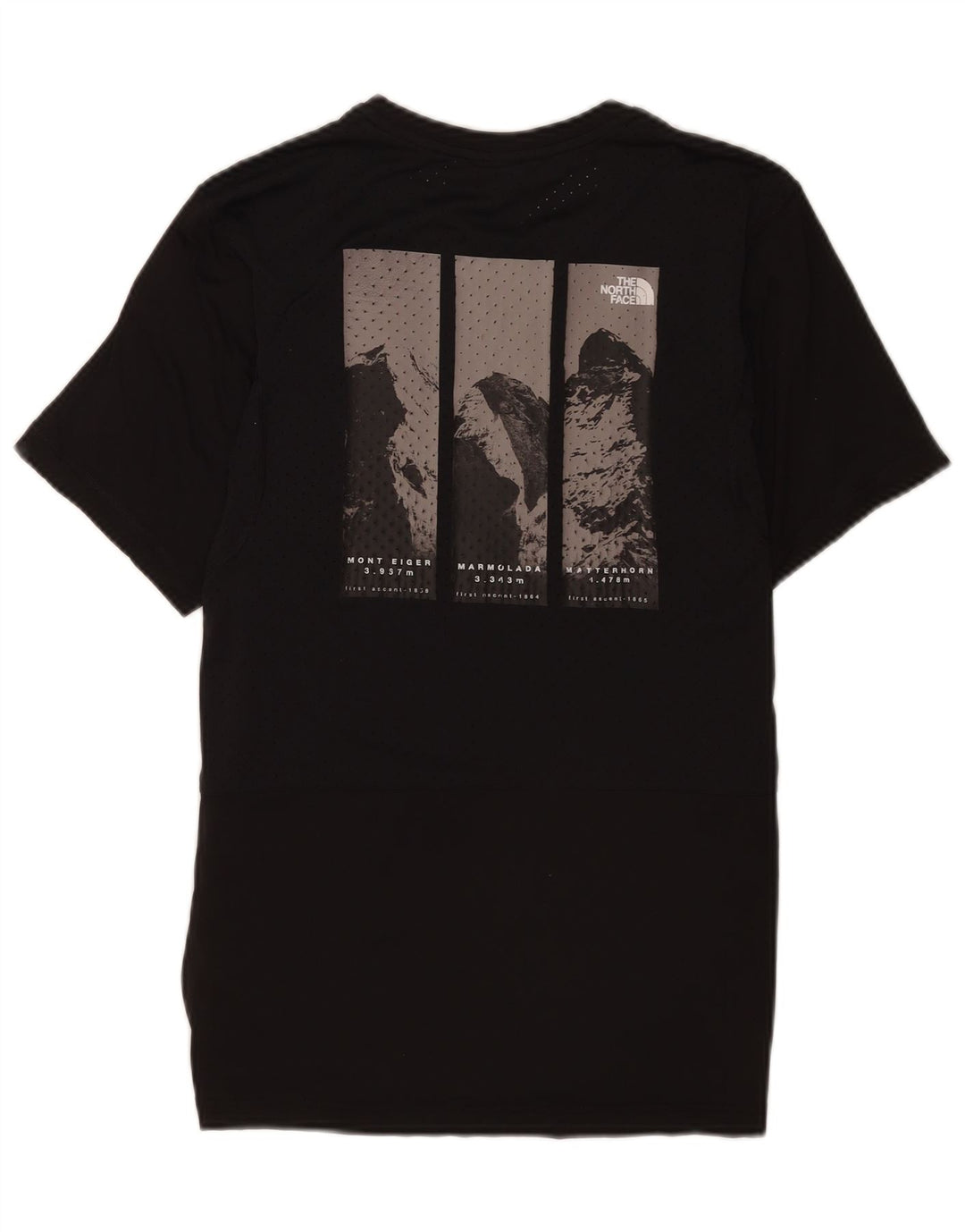 The North Face Mens Graphic T-Shirt Top Small Black Nylon