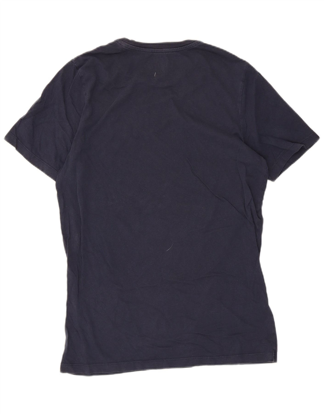 Jack & Jones Mens Graphic T-Shirt Top Large Navy Blue
