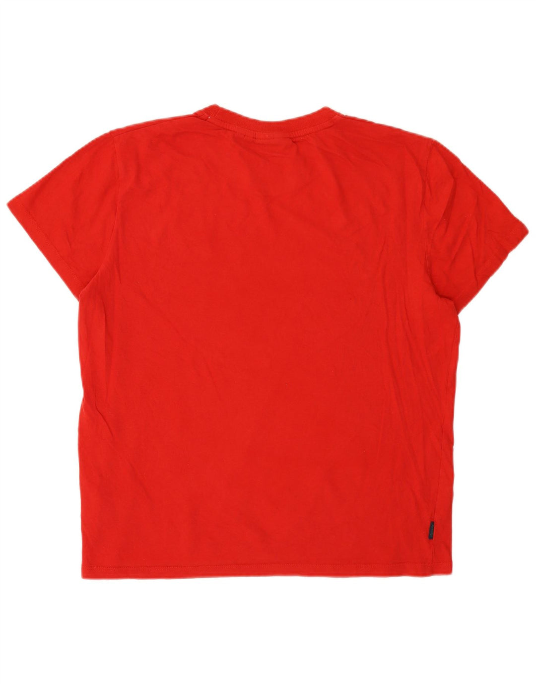 Superdry Mens T-Shirt Top XL Red Cotton