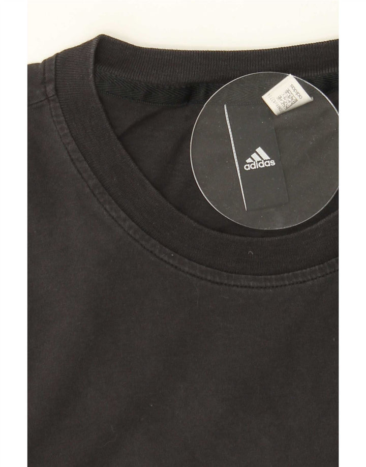 Adidas Mens T-Shirt Top Small Black