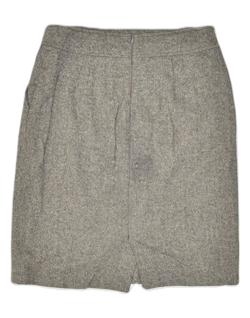 LUISA SPAGNOLI Womens Straight Skirt IT 44 Medium W32 Grey Check Classic | Vintage | Thrift | Second-Hand | Used Clothing | Messina Hembry 