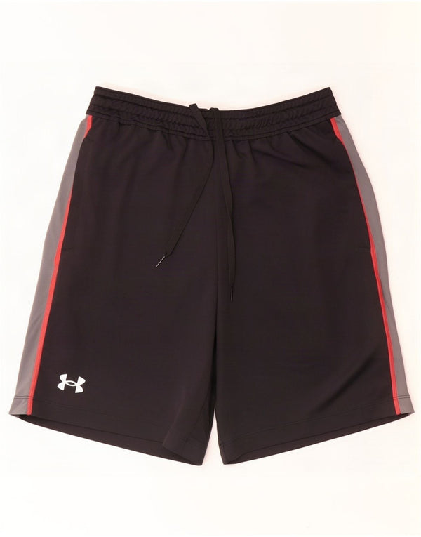 Under Armour Mens Sport Shorts Medium Black Colourblock Polyester