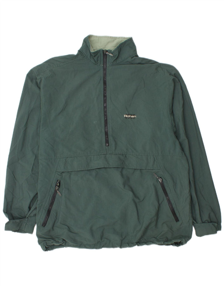Rohan Mens Anorak Jacket UK 38 Medium Green Polyamide