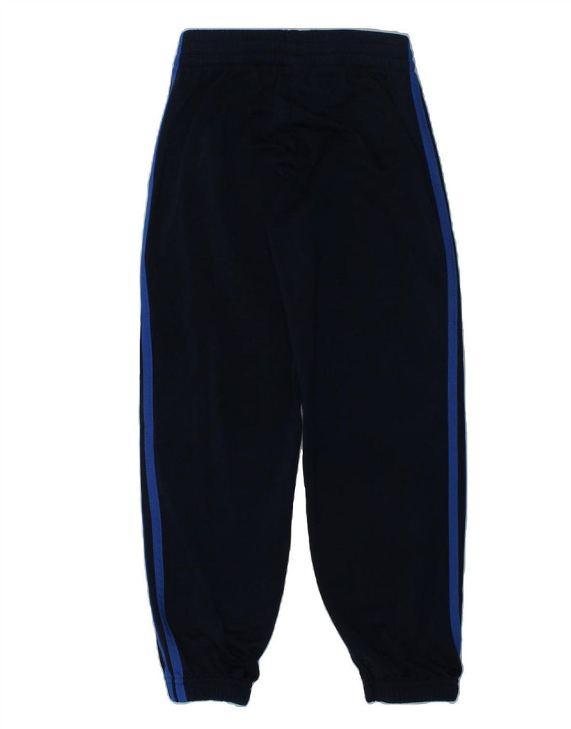 ADIDAS Boys Tracksuit Trousers Joggers 7-8 Years Navy Blue Polyester | Vintage Adidas | Thrift | Second-Hand Adidas | Used Clothing | Messina Hembry 