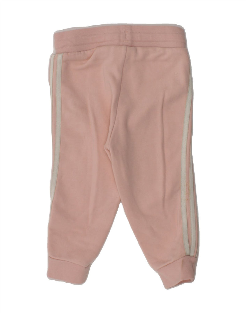 ADIDAS Baby Girls Joggers Tracksuit Trousers 12-18 Months Pink Cotton | Vintage Adidas | Thrift | Second-Hand Adidas | Used Clothing | Messina Hembry 