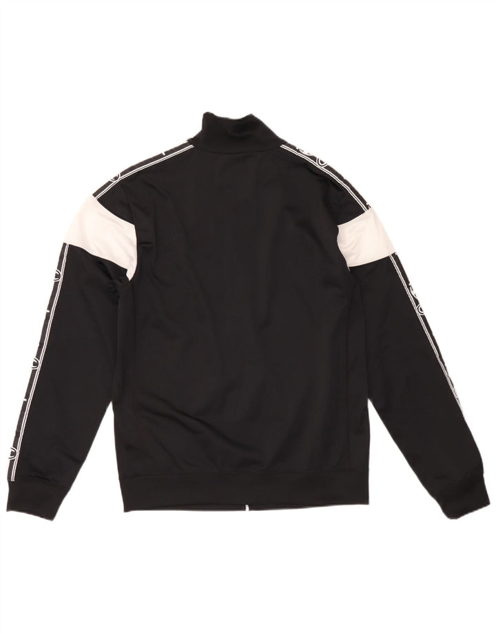Champion Mens Graphic Tracksuit Top Jacket Small Black Colourblock