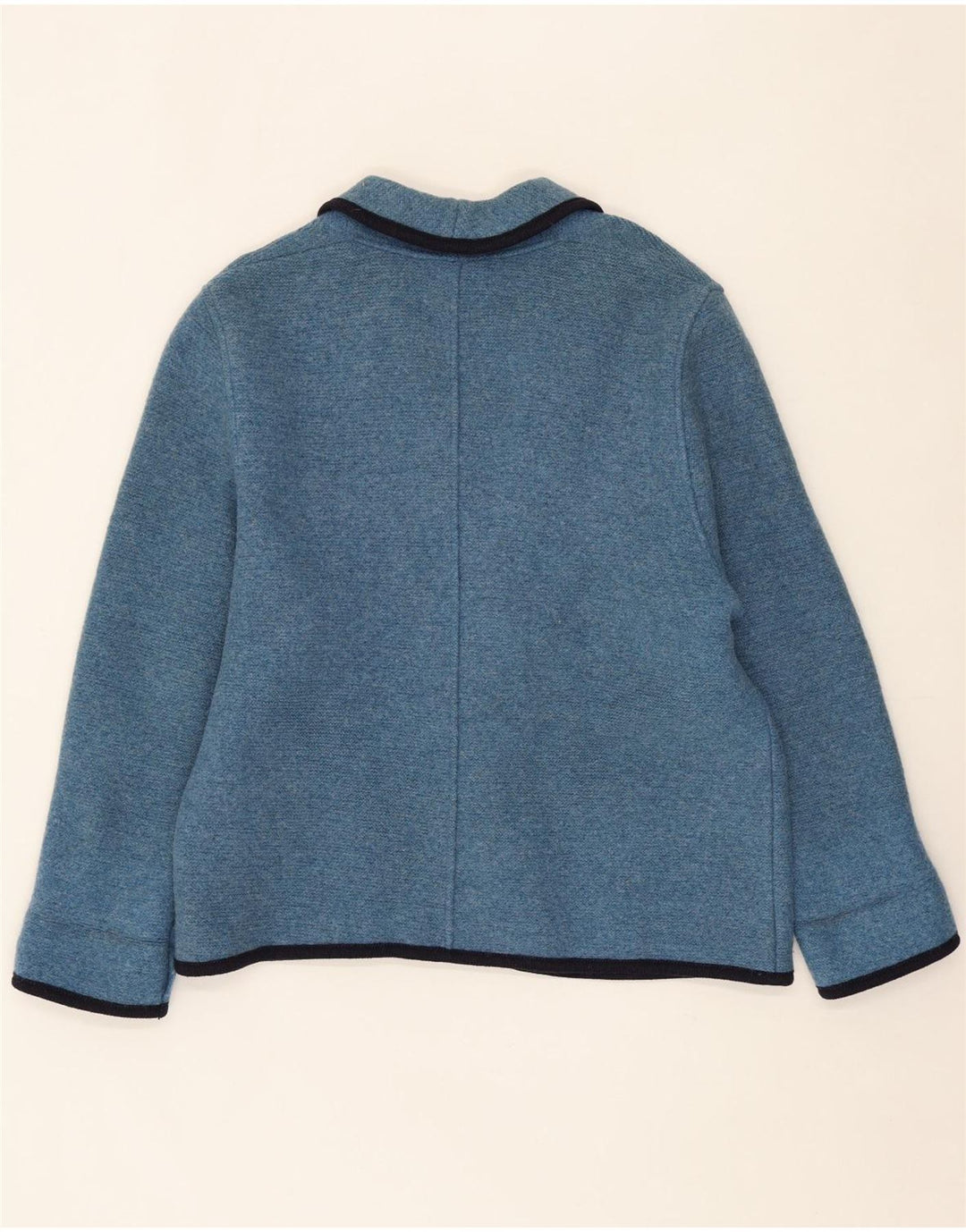 SIGI SCHEIBERG Womens Oversized 3 Button Blazer Jacket IT 46 Large Blue Vintage Sigi Scheiberg and Second-Hand Sigi Scheiberg from Messina Hembry 