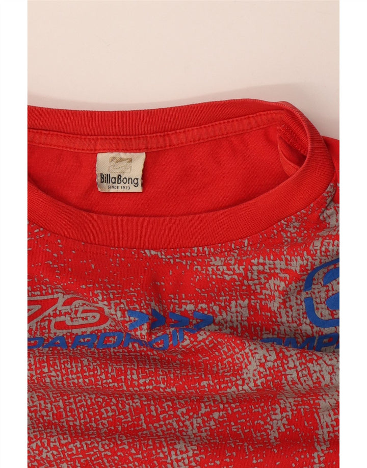 Billabong Mens Graphic T-Shirt Top XL Red