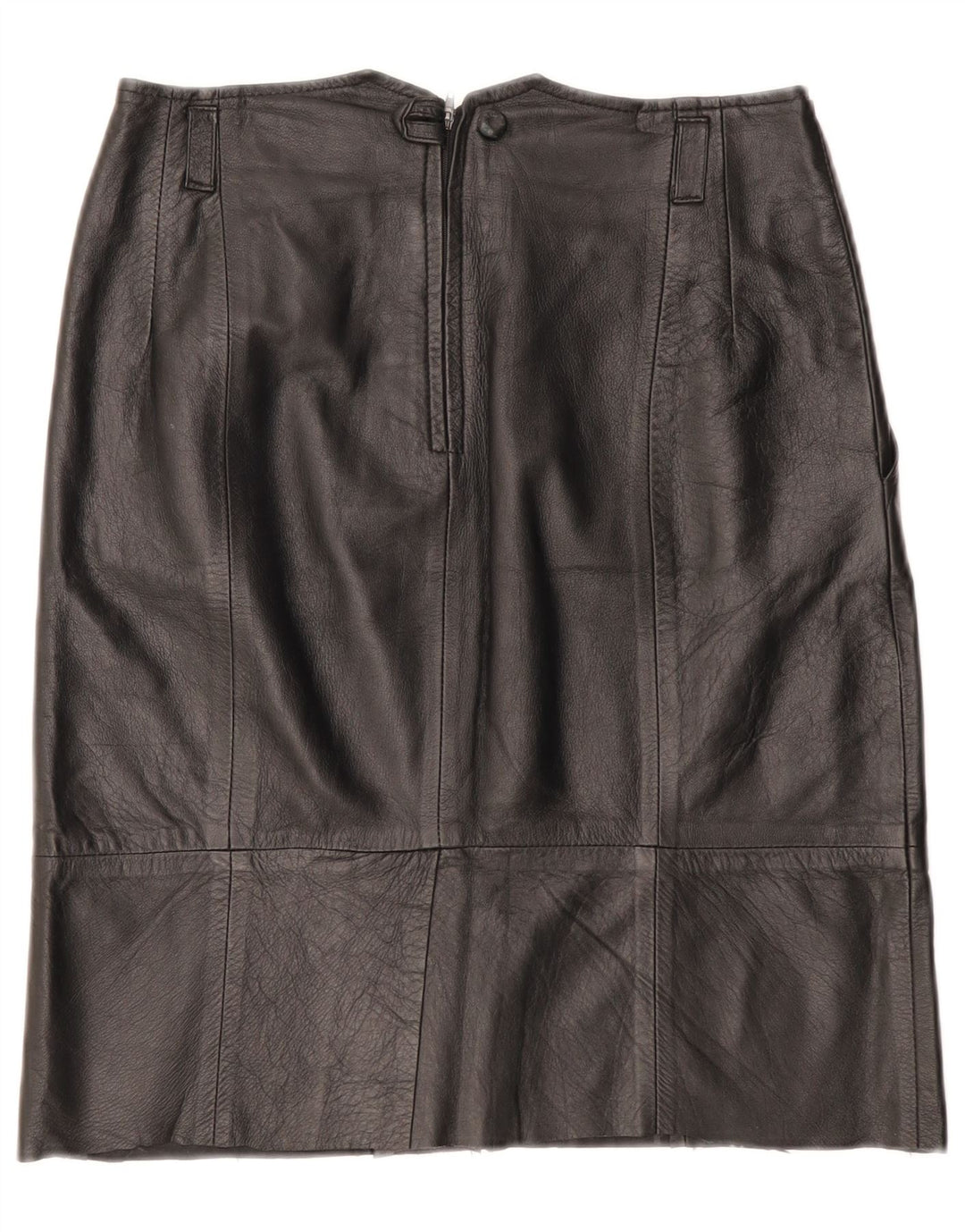 Blacky Dress Womens Leather Skirt EU 38 Medium W28 Black Leather