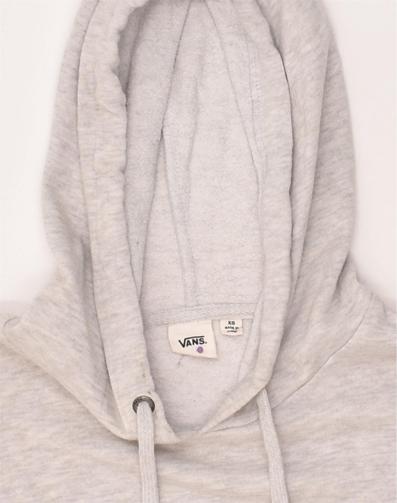 VANS Mens Graphic Hoodie Jumper XS Grey Cotton | Vintage Vans | Thrift | Second-Hand Vans | Used Clothing | Messina Hembry 