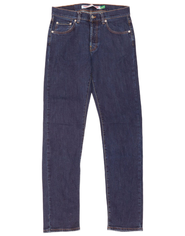 Carrera Mens 710 Regular Slim Jeans IT 46 Small W31 L33 Navy Blue Cotton