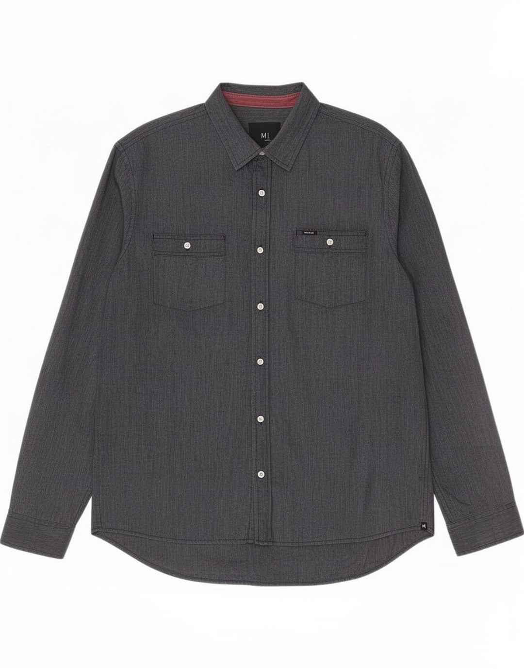 Hurley Mens Shirt XL Grey Cotton