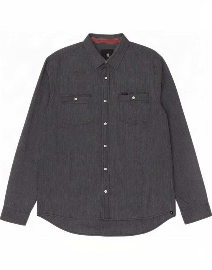 Hurley Mens Shirt XL Grey Cotton