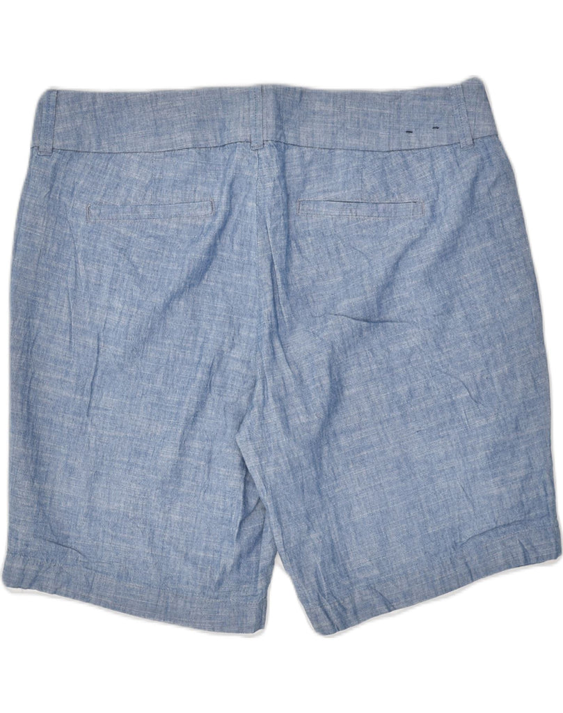 J. CREW Womens Chino Shorts US 14 XL W38  Blue Cotton | Vintage J. Crew | Thrift | Second-Hand J. Crew | Used Clothing | Messina Hembry 