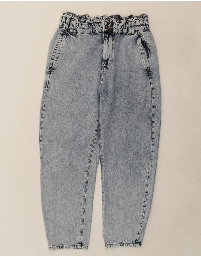 ZARA Womens High Rise Tapered Cropped Jeans EU 38 Small W28 L24 Blue Vintage Zara and Second-Hand Zara from Messina Hembry 