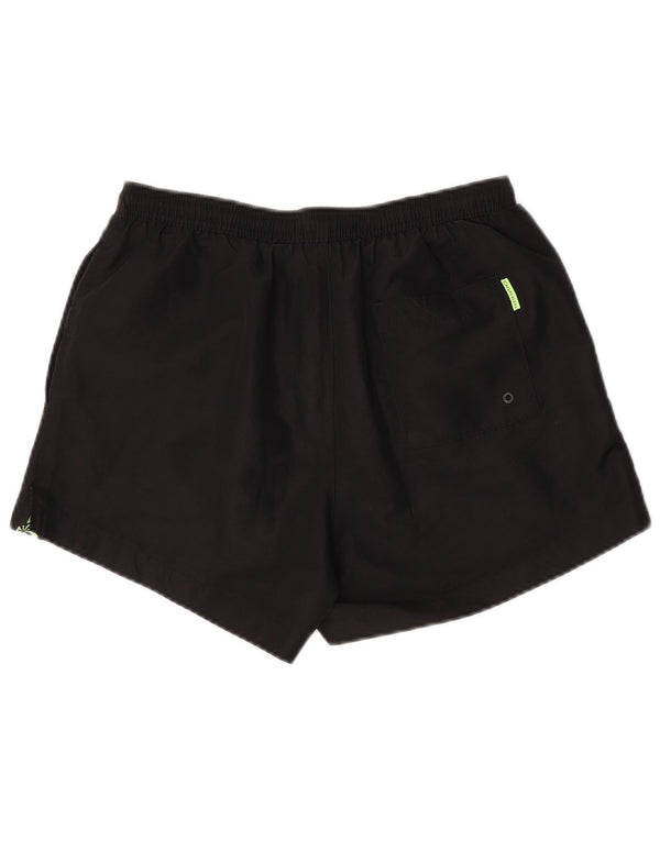 Calvin Klein Mens Graphic Swimming Shorts Small Black Colourblock
