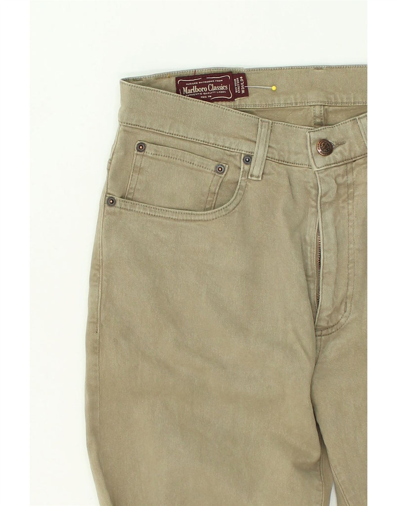 MARLBORO CLASSICS Mens Straight Casual Trousers W31 L34  Beige Cotton | Vintage Marlboro Classics | Thrift | Second-Hand Marlboro Classics | Used Clothing | Messina Hembry 