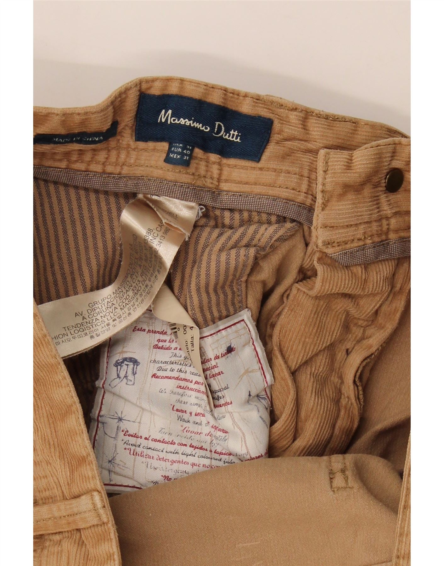 Moda Pantalon Pana Mujer Massimo Dutti Pantalon De Pana Massimo