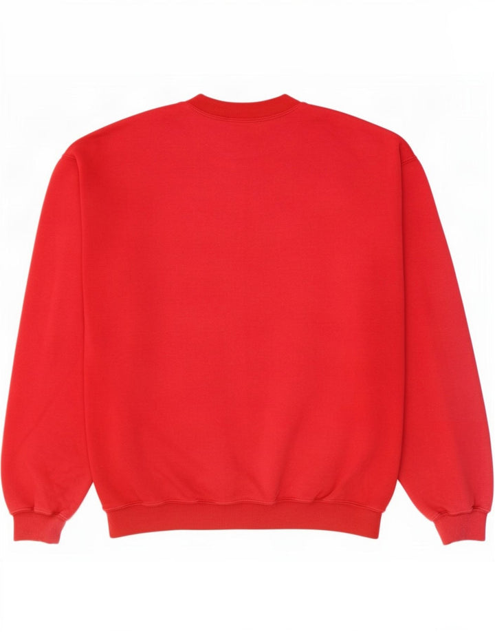 Marks & Spencer Mens Sweatshirt Jumper Medium Red Cotton