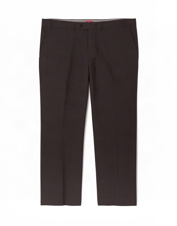 Marks & Spencer Mens Straight Suit Trousers W42 L29 Grey Houndstooth