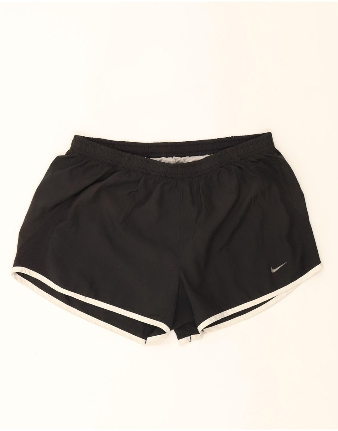 NIKE Womens Sport Shorts UK 12 Medium  Black Polyester Vintage Nike and Second-Hand Nike from Messina Hembry 