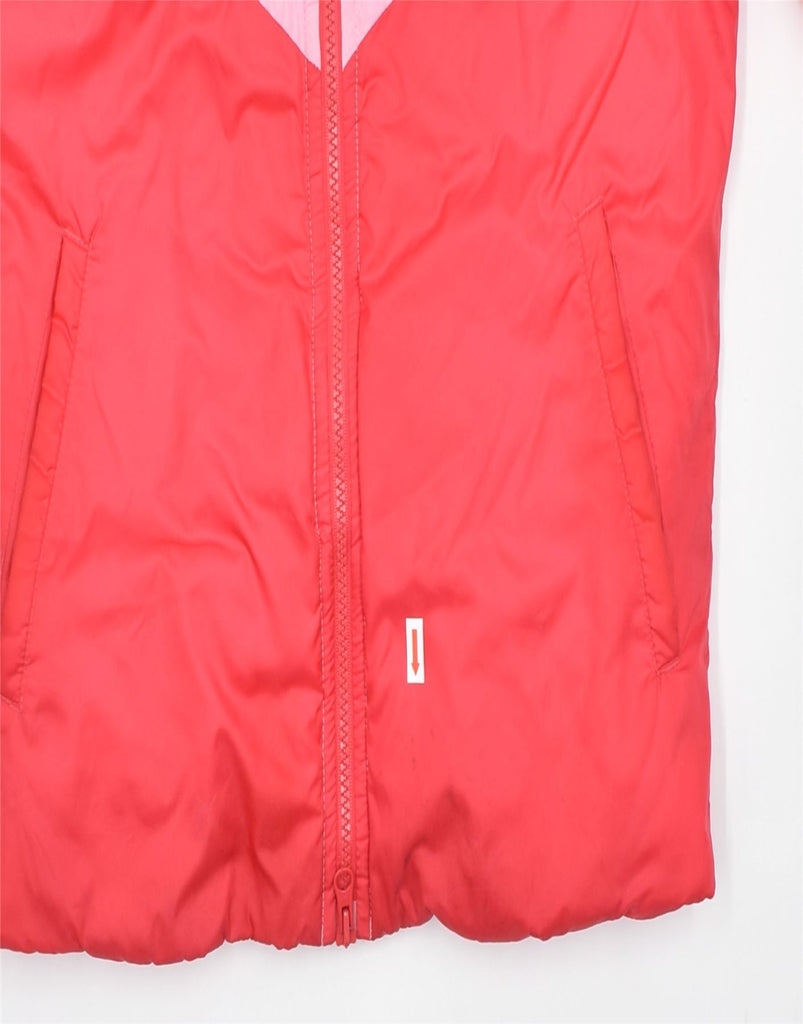 NIKE Womens Padded Jacket UK 12 Medium Pink Colourblock Polyester | Vintage | Thrift | Second-Hand | Used Clothing | Messina Hembry 