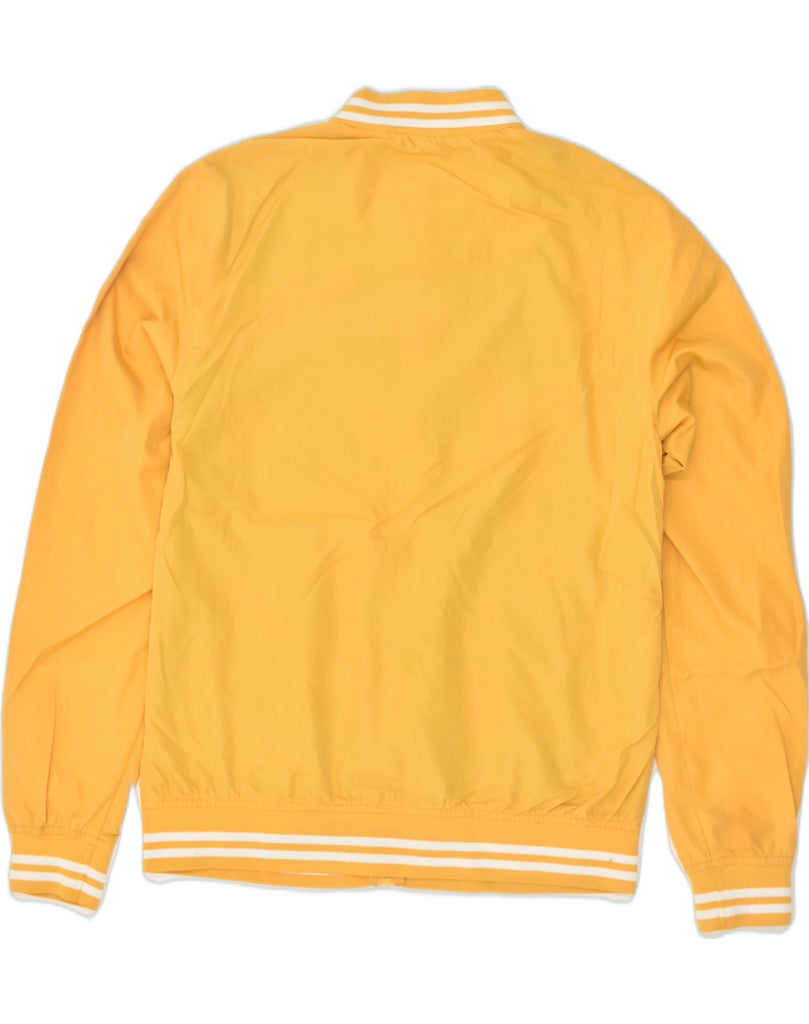 JACK & JONES Mens Bomber Jacket UK 36 Small Yellow Polyester | Vintage Jack & Jones | Thrift | Second-Hand Jack & Jones | Used Clothing | Messina Hembry 