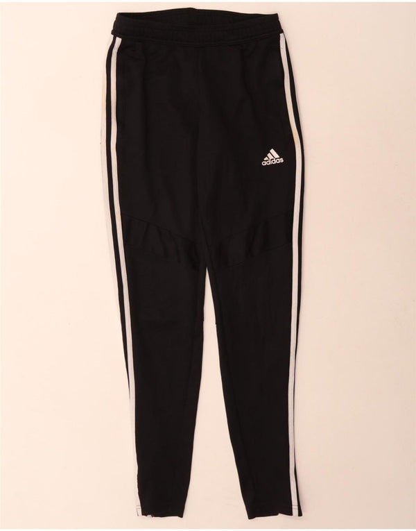 Adidas Womens Climalite Tracksuit Trousers UK 4/6 XS Black Polyester
